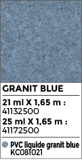 Revêtement de piscine en PVC armé CGT ALKOR AQUASENSE 3D de couleur granit blue
