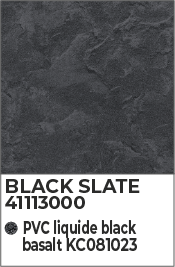 Revêtement de piscine en PVC armé CGT ALKOR AQUASENSE 3D de couleur black slate
